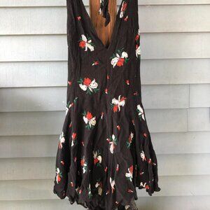 Free People Floral Romper - Size 8